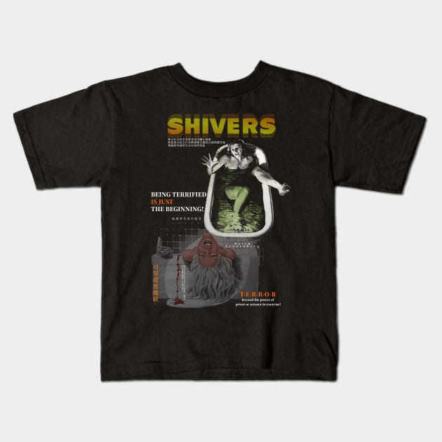 Shivers - A David Cronenberg Film Kids T-Shirt by Chairrera